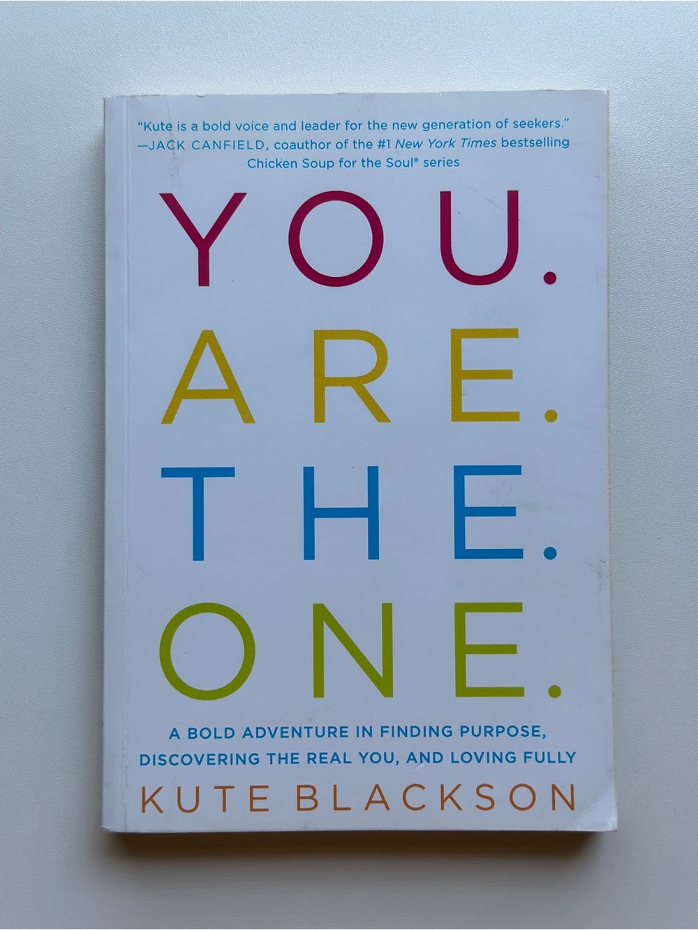 You Are The One by Kute Blackson | Self-help, Mindset | Paperback Book